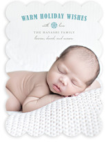 Peaceful Wishes Baby Birth Announcements