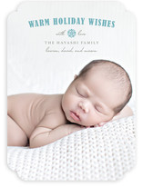 Peaceful Wishes Baby Birth Announcements