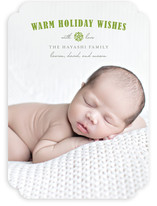 Peaceful Wishes Baby Birth Announcements