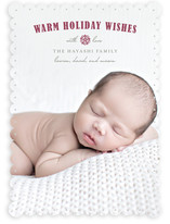 Peaceful Wishes Baby Birth Announcements