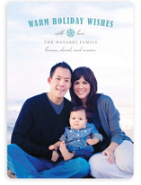 Peaceful Wishes Baby Birth Announcements