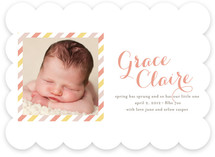 Spring Arrival Birth Announcements