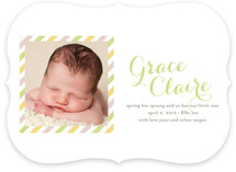 Spring Arrival Birth Announcements