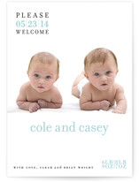float + welcome Birth Announcements