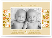 Flower Child Birth Announcements