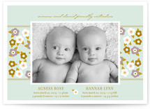Flower Child Birth Announcements