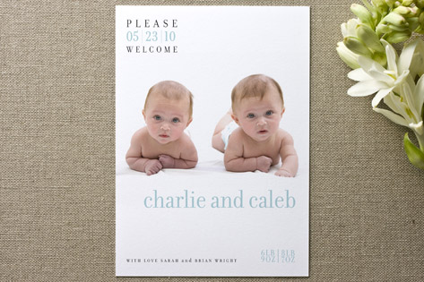 float + welcome Birth Announcements