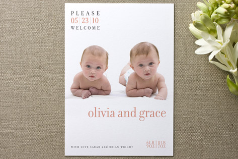 float + welcome Birth Announcements