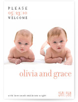 float + welcome Birth Announcements