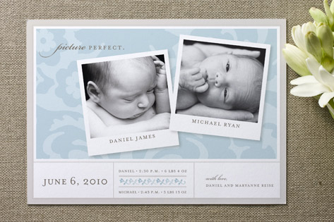 Picture Perfect Birth Announcements
