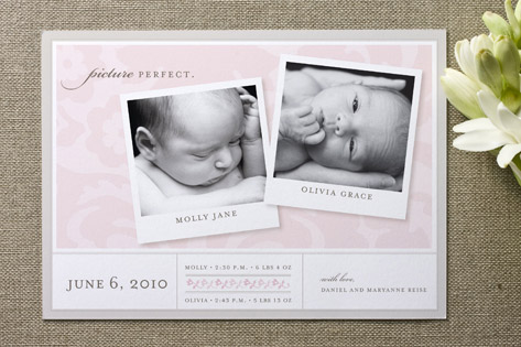 Picture Perfect Birth Announcements