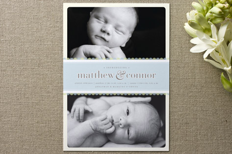 Sweet Scallop Birth Announcements