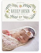 Sweet Little Ladybug Birth Announcements