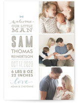 Little Man Birth Announcements