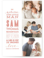 Little Man Birth Announcements