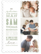 Little Man Birth Announcements