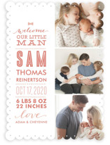 Little Man Birth Announcements