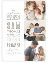Little Man Birth Announcements