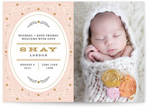Vintage Charm Birth Announcements