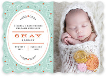Vintage Charm Birth Announcements