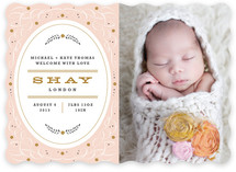 Vintage Charm Birth Announcements