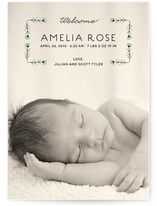 Sweet Blossoms Birth Announcements