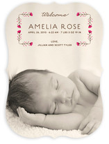 Sweet Blossoms Birth Announcements
