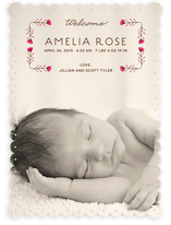 Sweet Blossoms Birth Announcements