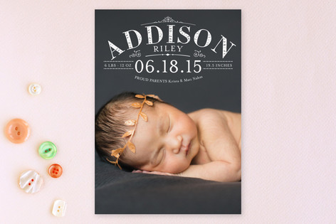 Precious Birth Announcements