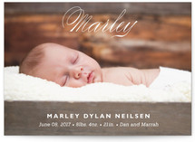Precious Name Birth Announcements