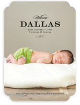 Simple and Elegant Birth Announcements