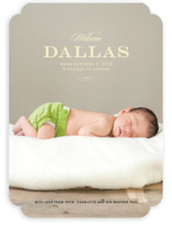 Simple and Elegant Birth Announcements