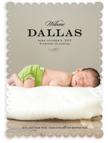 Simple and Elegant Birth Announcements