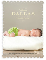 Simple and Elegant Birth Announcements