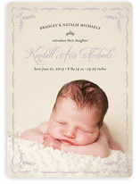 Frame So Sweet Birth Announcements