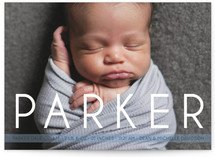 Big Baby Name Birth Announcements