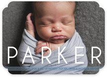 Big Baby Name Birth Announcements