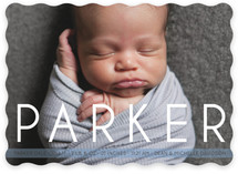 Big Baby Name Birth Announcements