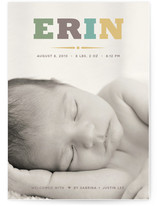Grand Vintage Birth Announcements