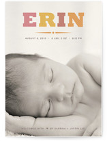 Grand Vintage Birth Announcements