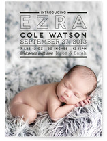 Big News Birth Announcements