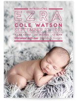 Big News Birth Announcements