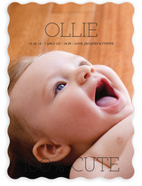 100 Percent Cute Birth Announcements