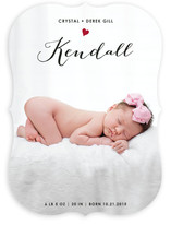 Little Heart Birth Announcements
