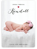 Little Heart Birth Announcements