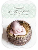 Wrapped in Lace Birth Announcements