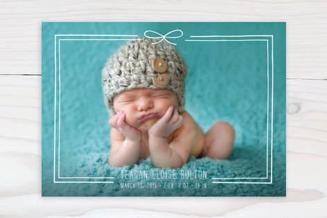 Little Bow Birth Announcements