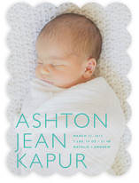Baby Mine Modern Birth Announcements