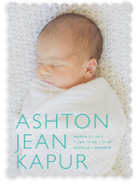 Baby Mine Modern Birth Announcements