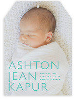 Baby Mine Modern Birth Announcements